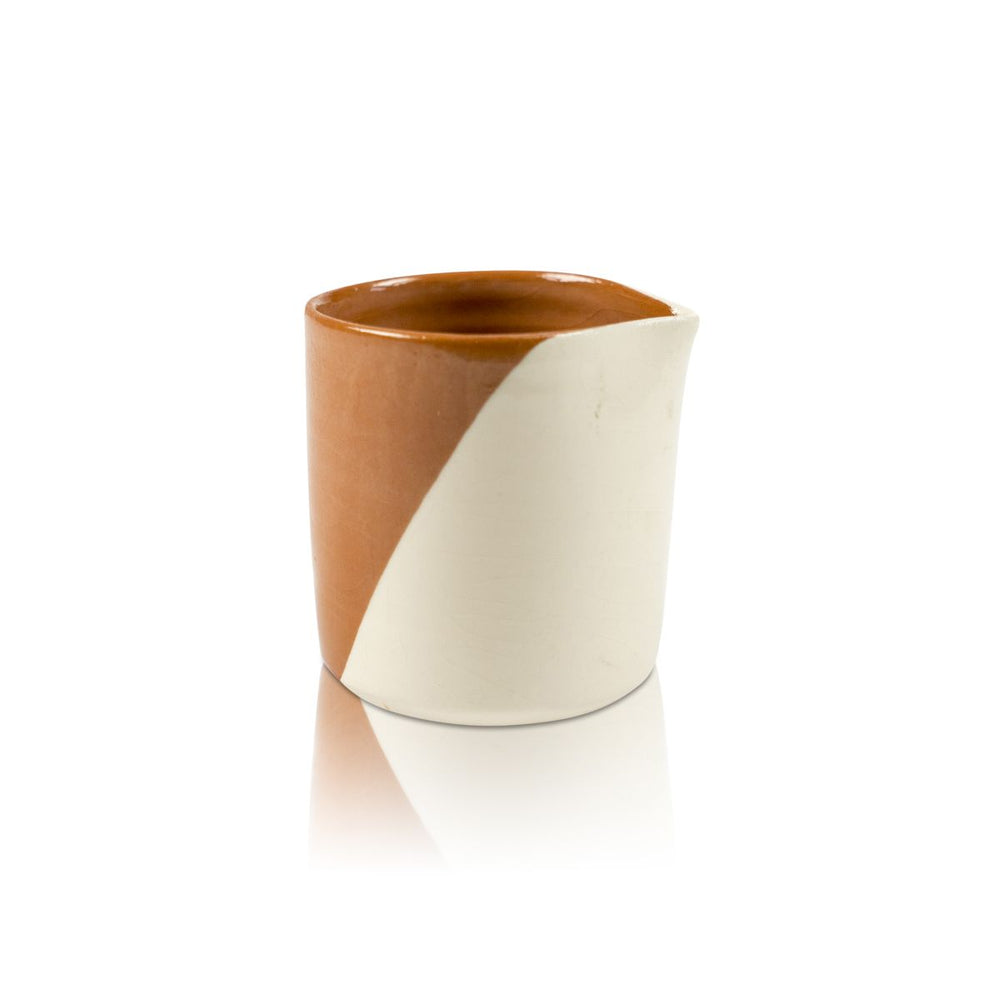 Eminente dzbanek na mleko 0,13l kubek Śmietanka Terracotta C6 Espresso Latte Kawa