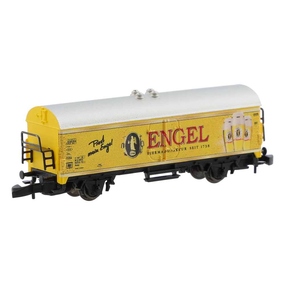 Piwo Engel Wagon chłodniczy Märklin Mini w skali Z z motywem reklamowym „Prost mein Engel” (Na zdrowie, mój aniele)