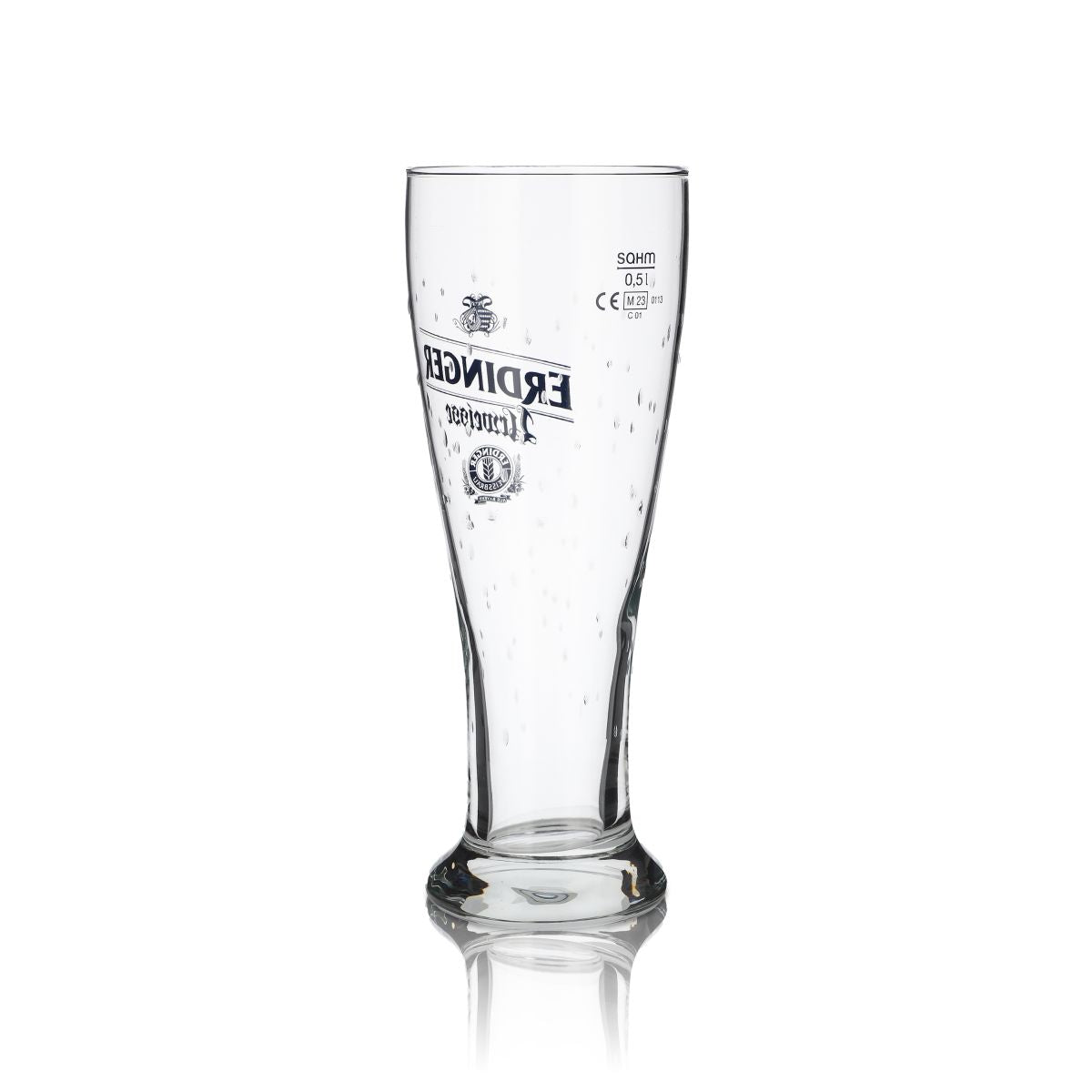 6x Erdinger Urweisse Szklanka 0,5 l Szklanka do piwa pszenicznego Hefeweizen Szklanki z motywem kropli – Widok 4