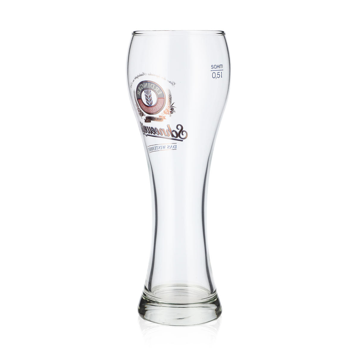 Szklanka do piwa Erdinger Weissbräu 0,5 l, szklanka do piwa pszenicznego „Schneeweiße”, piwo zimowe „Sahm” – Widok 3