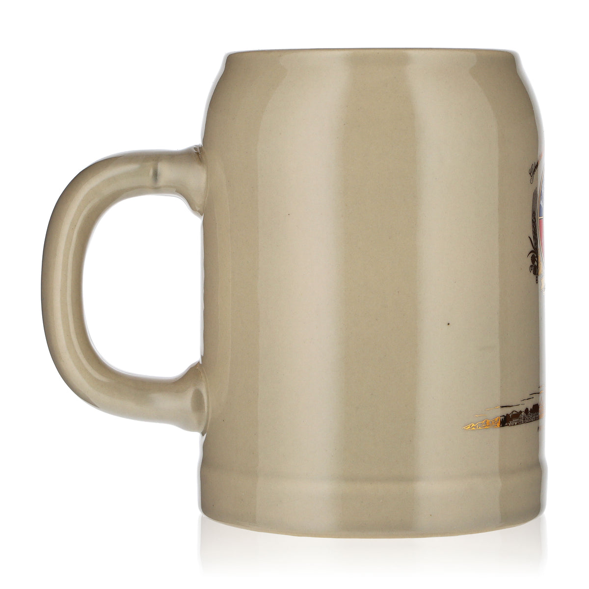 Kufel do piwa Erdinger Weissbräu 0,5 l, ceramiczny, z motywem miejskim, Franz Herb – Widok 3