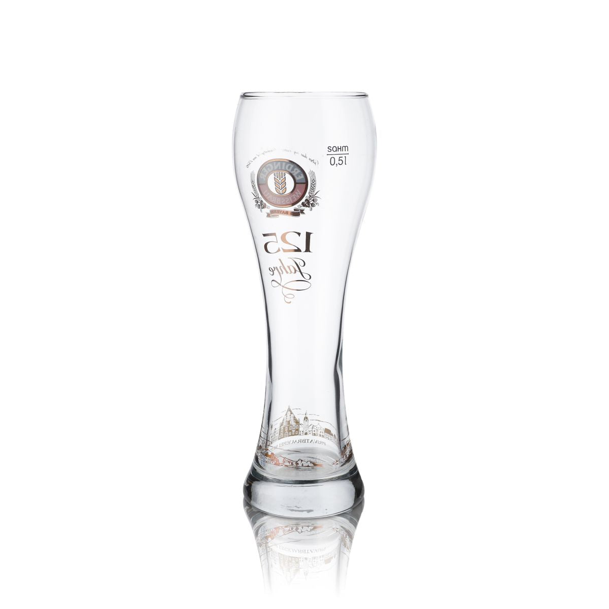Erdinger Weissbräu Glass 0,5l Kieliszki do pszenicy 125 Years Special Edition Collector – Widok 2