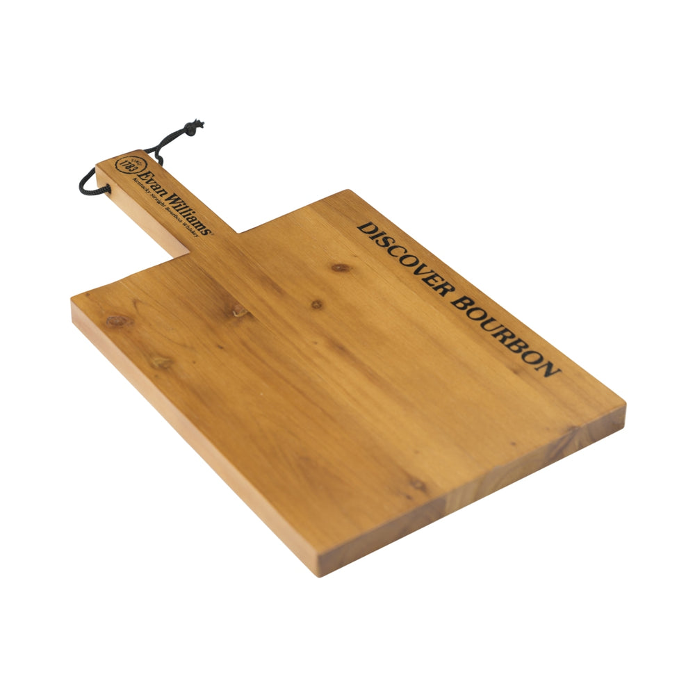 Evan Williams Whiskey Board Brown Wood Chopping Board Kitchen Breakfast Serving