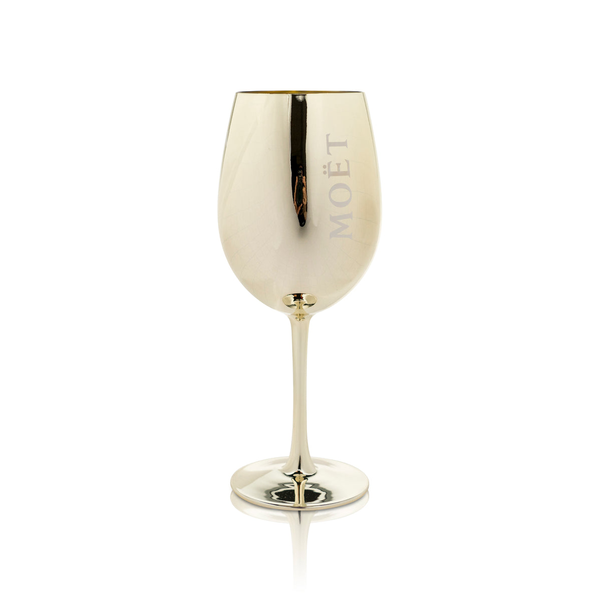 Ekskluzywny kieliszek do szampana Moët & Chandon 0,59 l – Chef & Sommelier, wysoki połysk, złoty