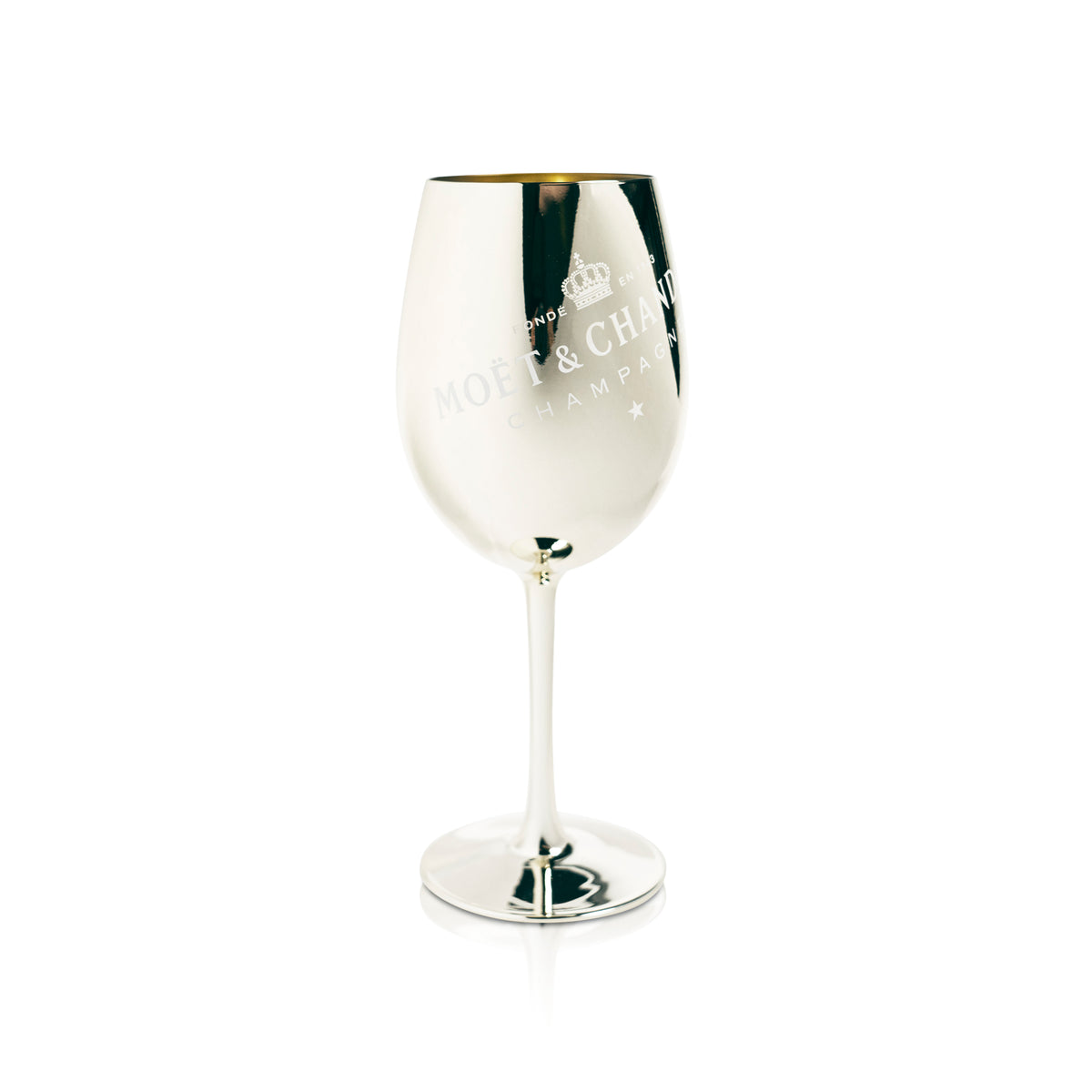 Ekskluzywny kieliszek do szampana Moët & Chandon 0,59 l – Chef & Sommelier, wysoki połysk, złoty – Widok 2