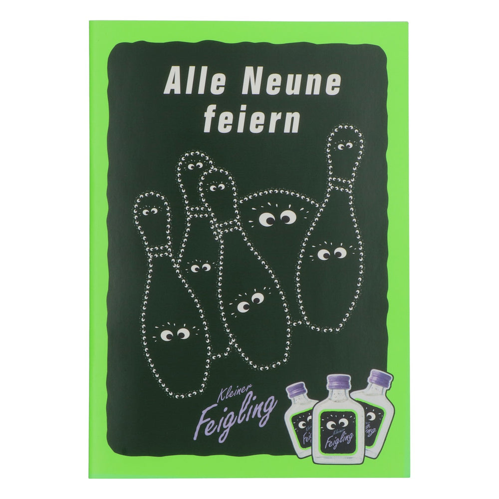 Feigling Likör Buch Kegelbuch Spielebuch „Alle Neune feiern”