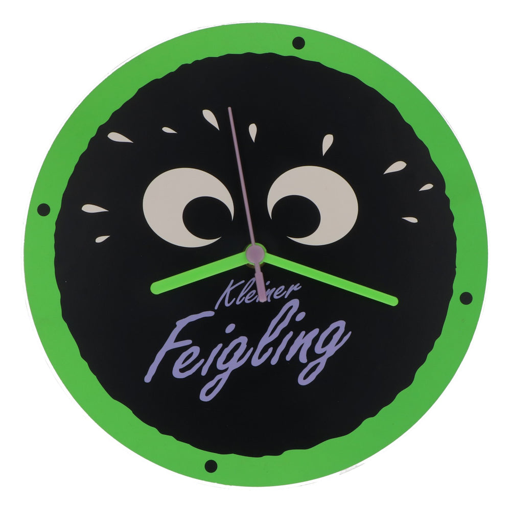 Feigling Likör Zegar ścienny czarno-zielony „Kleiner Feigling”