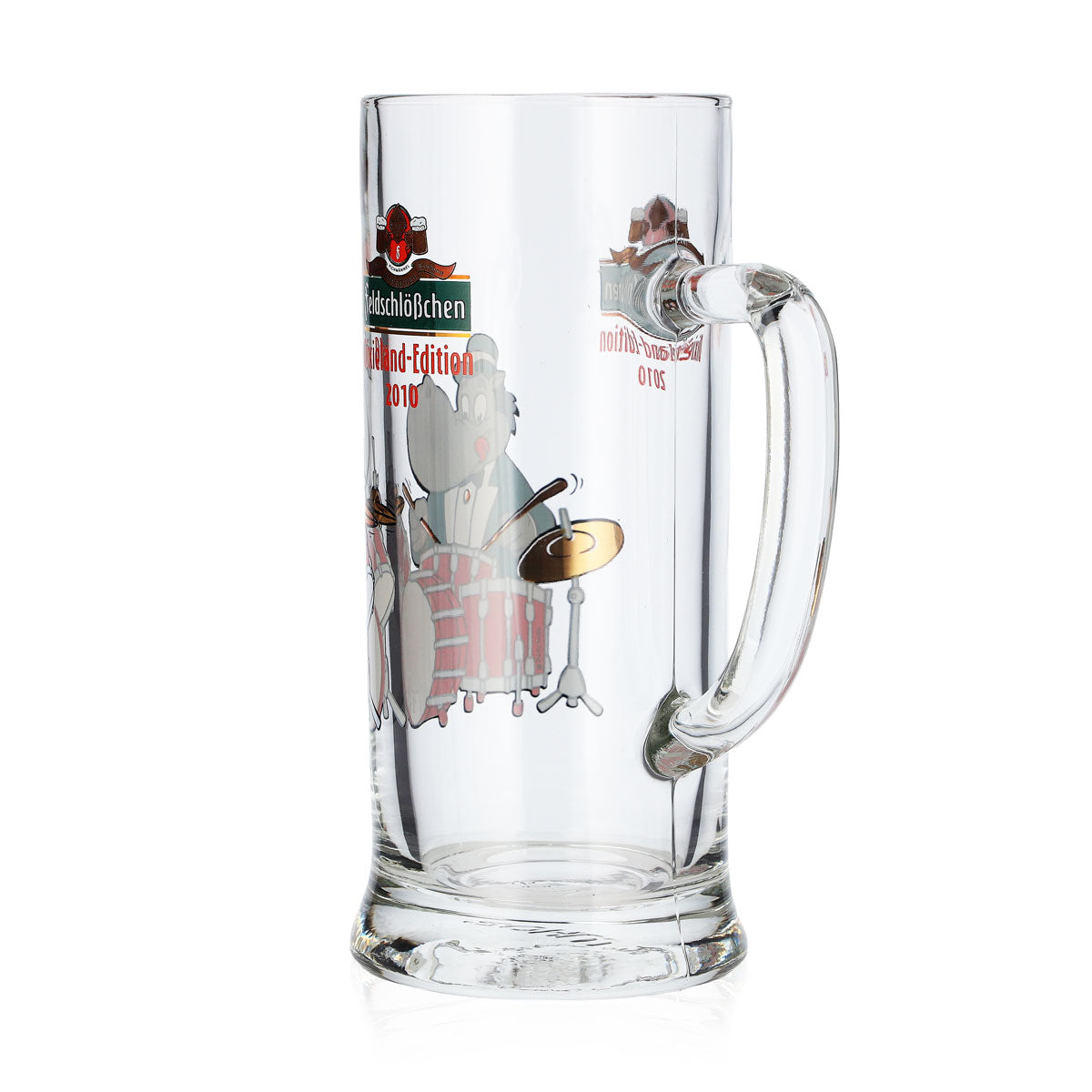 Szklanka do piwa Feldschlösschen 0,3 l – kufel jubileuszowy „Seidel 2010” z serii Dixieland – Widok 4