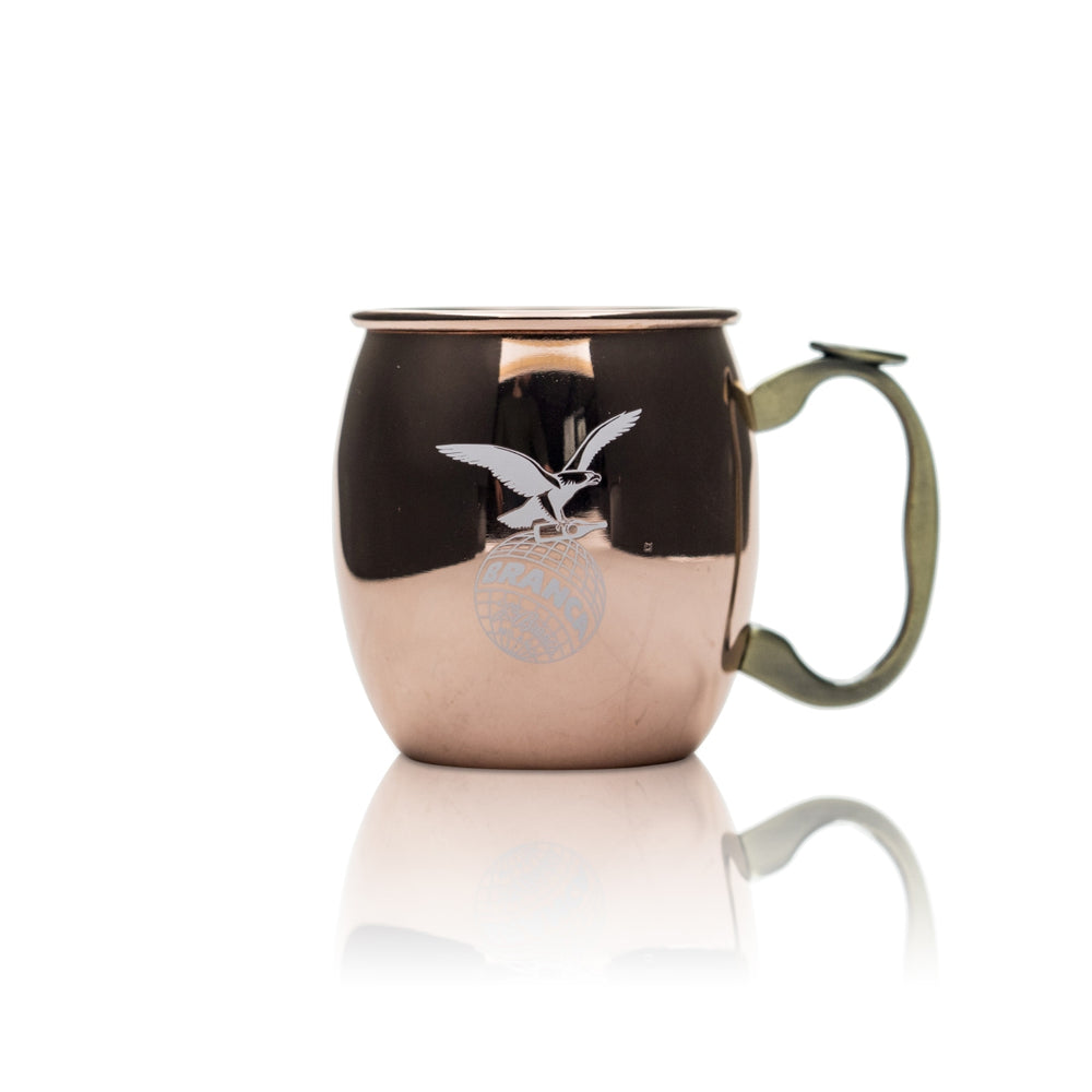 Fernet Branca kubek miedziany szklany 0,4l uchwyt kubek Moscow Mule grzane wino napój