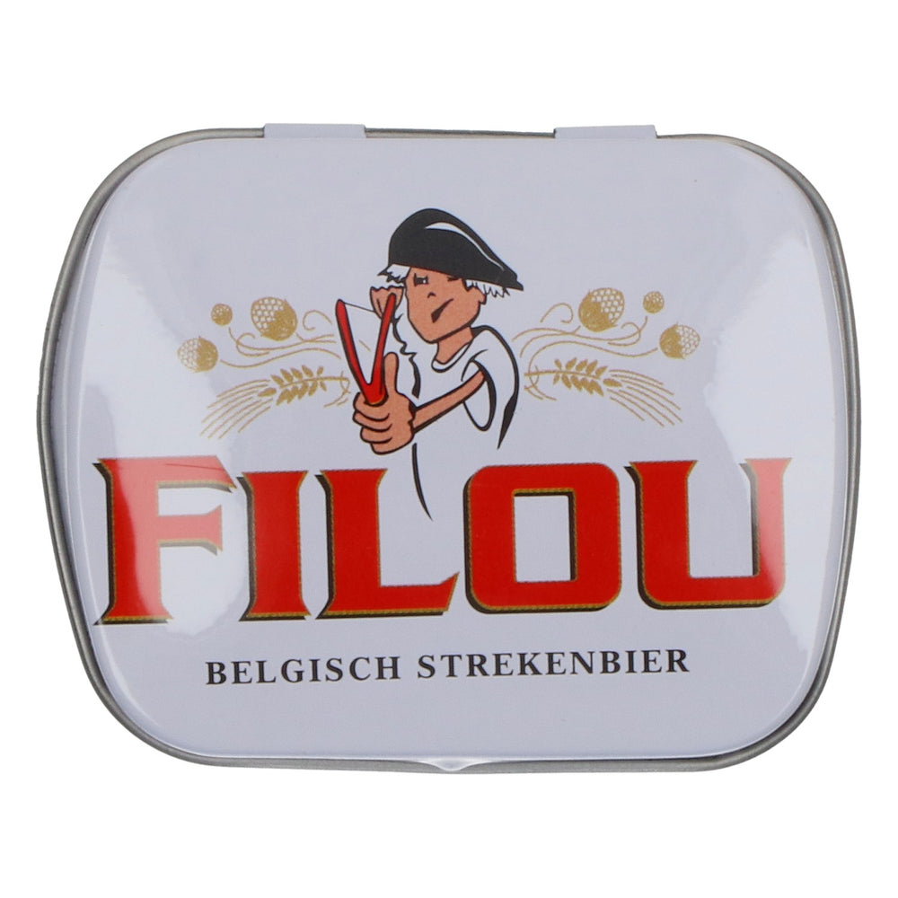 Filou – piwo, pastylki miętowe, metalowe pudełko