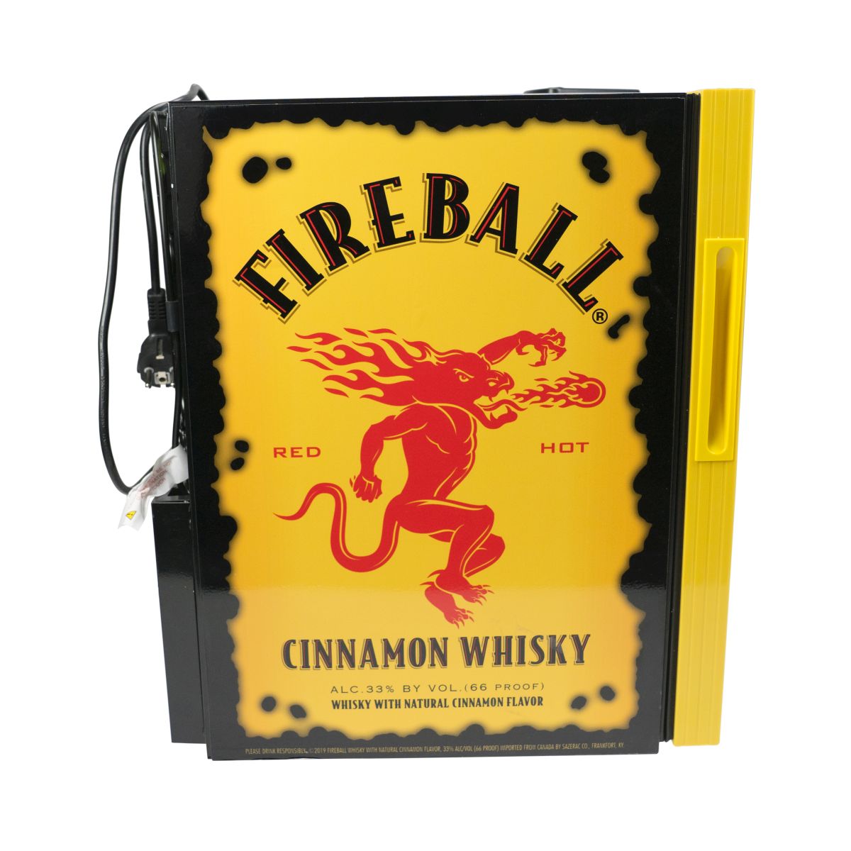 Lodówka Fireball Mini Freezer Whisky Bottle Cooler Lodówka Cinnamon – Widok 2