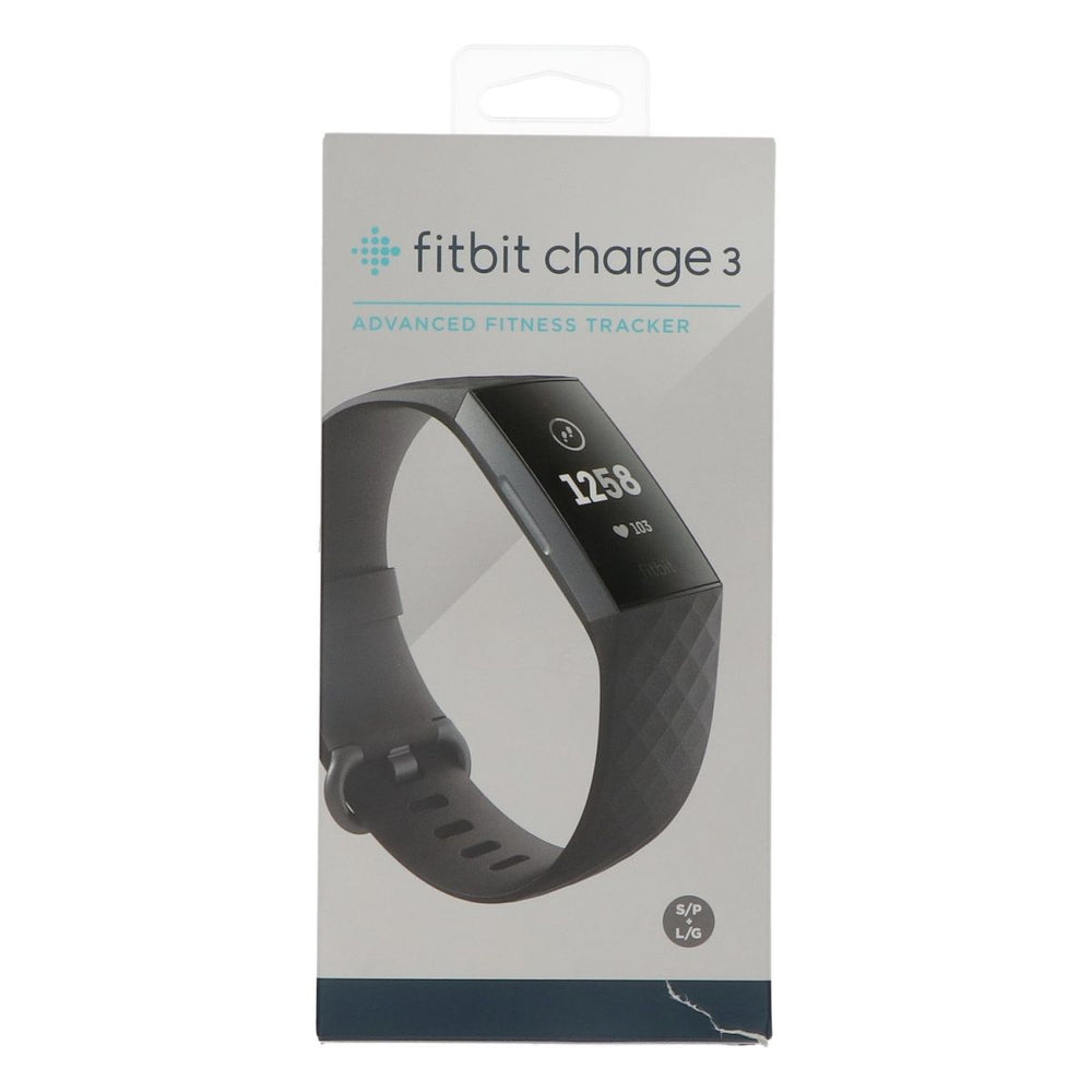 FITBIT Charge 3 Opaska aktywności rozm. L/G Smartwatch Monitor snu HF czarna