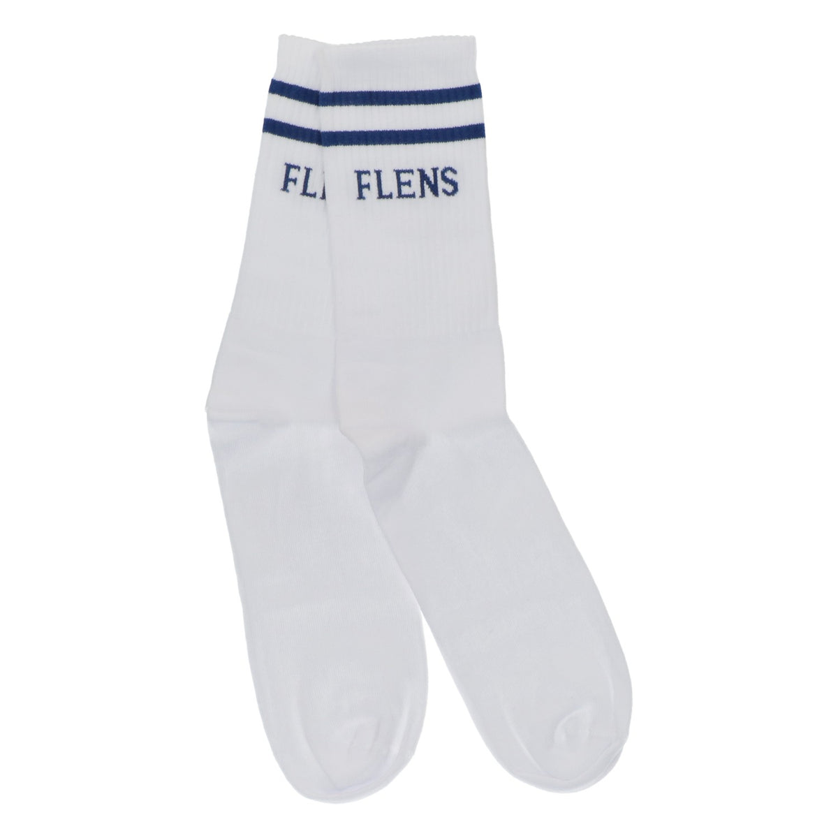 Skarpety piwne Flensburg Skarpety wełniane Skarpety unisex „Flens” białe