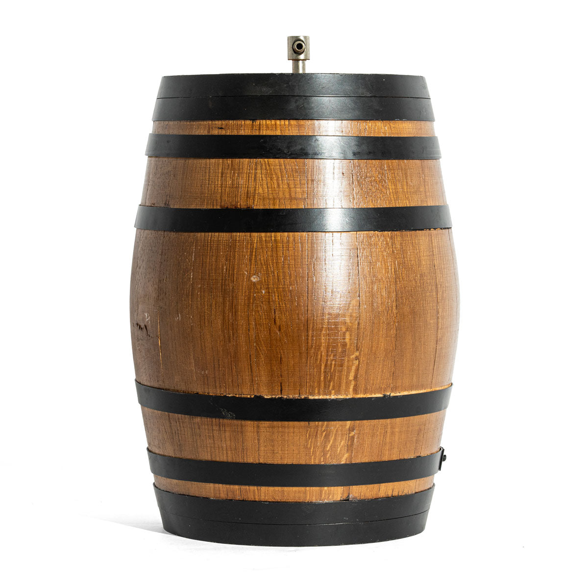 Rum Flor de Cana w drewnianej beczułce z prawdziwego drewna