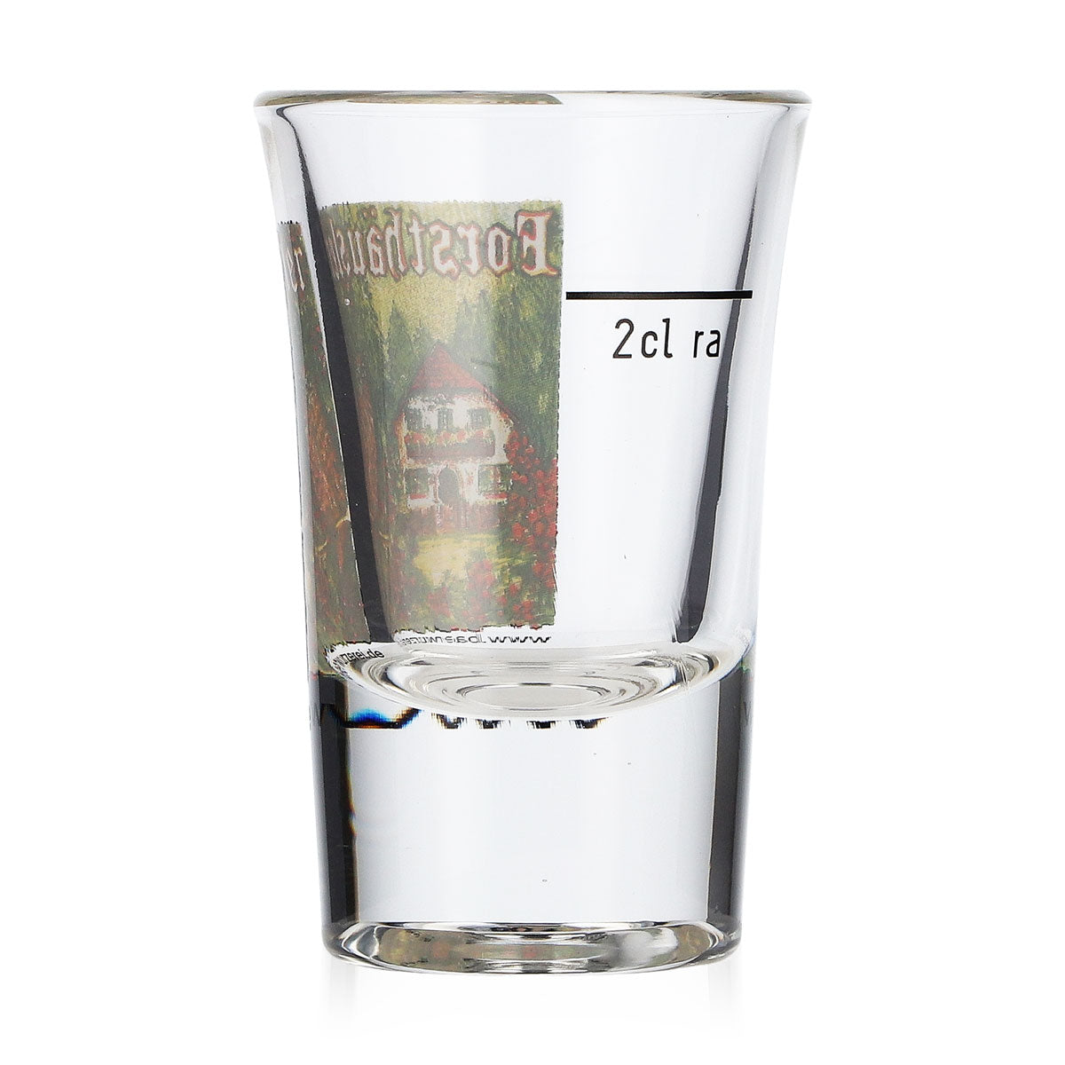 Szklanka do sznapsa Forsthäusler 2 cl Szklanka do sznapsa Logo Haus – Widok 3