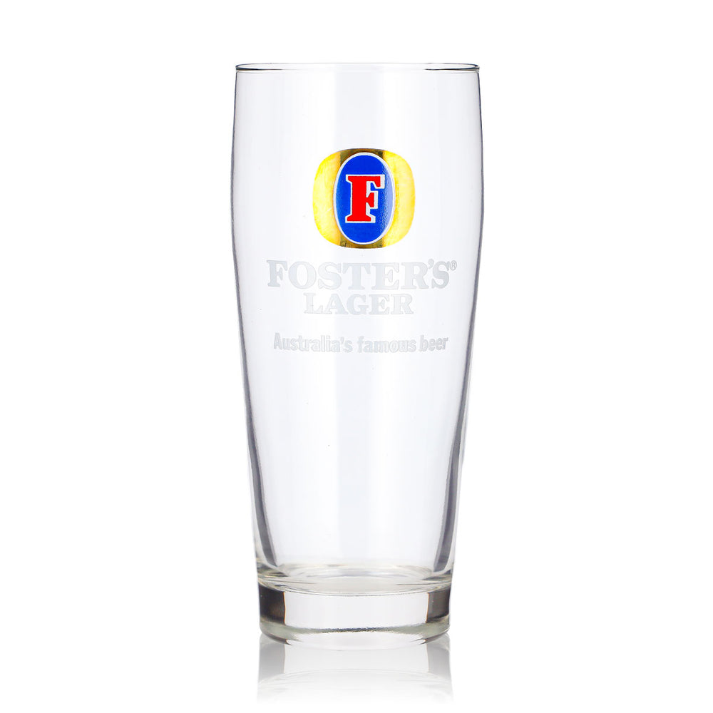 Szklanka do piwa Fosters 0,48 l, Willi Becher, szklanka do piwa typu lager, Willibecher, kufel do piwa, Seidel