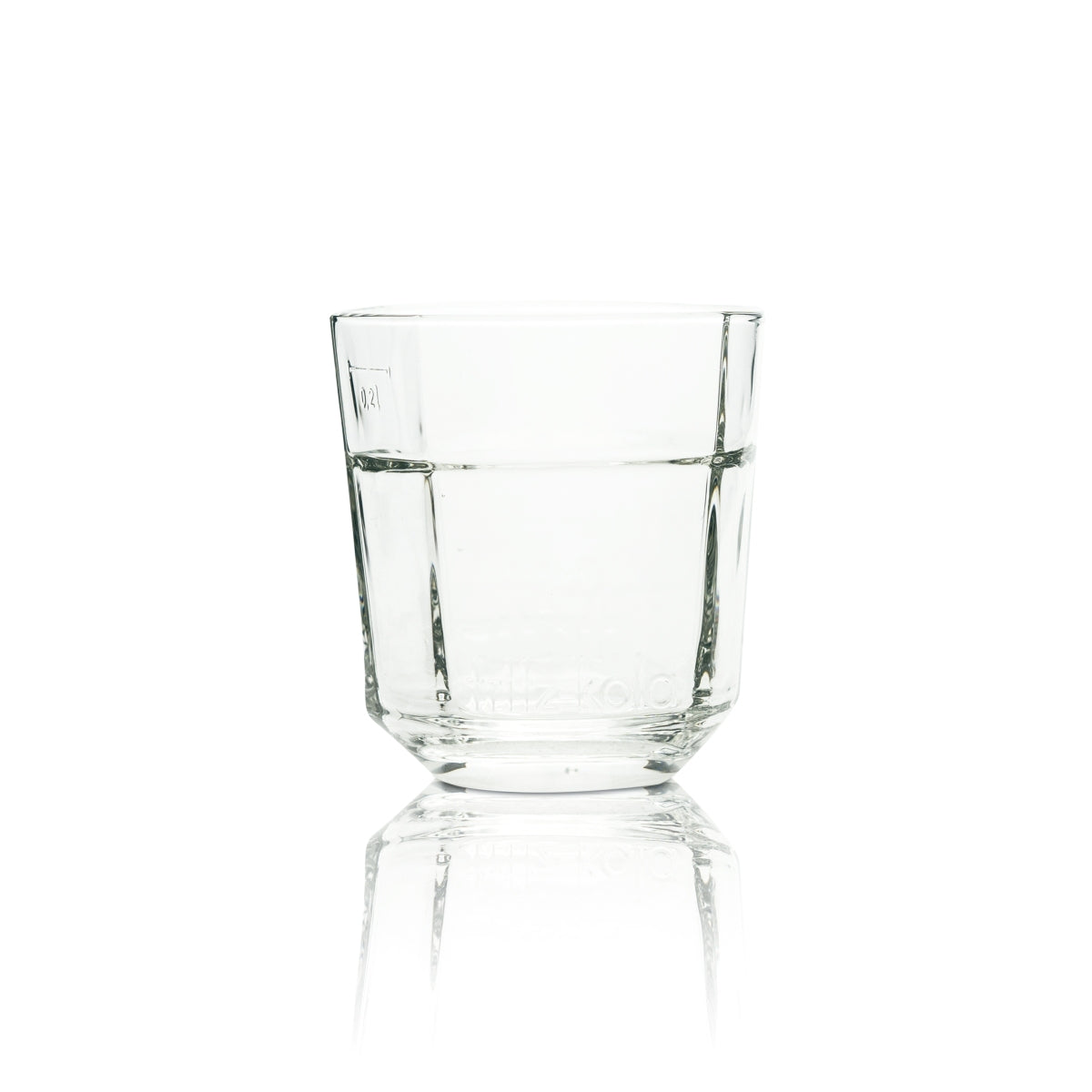 Fritz Kola szklanka 0,2l Tumbler Relief szklanki Degustacja Degustacja Retro Braus sok Kola – Widok 3