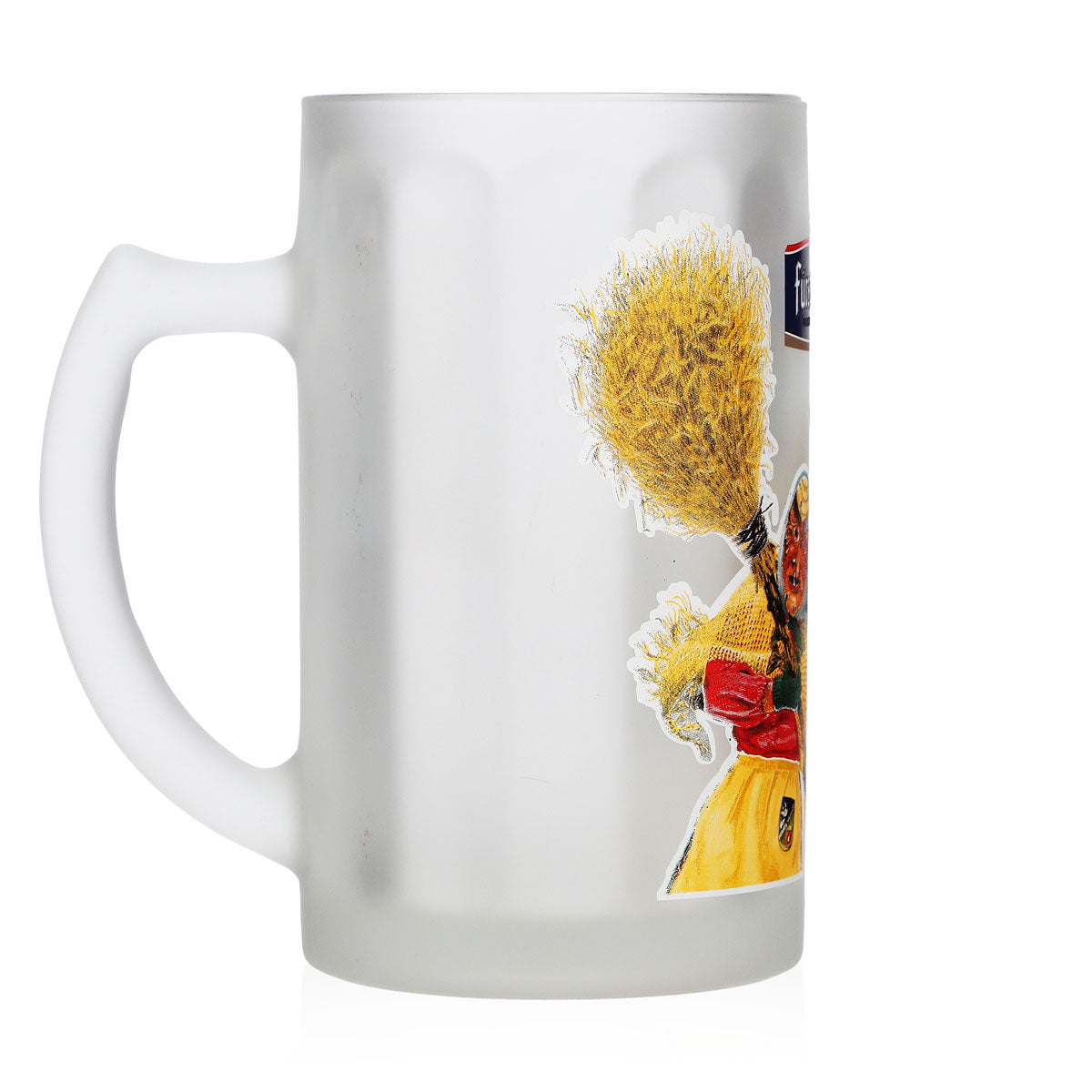 Szklanka do piwa Fürstenberg 0,25 l, dzbanek Fasnet 2015, matowa, wzór Rastal – Widok 3