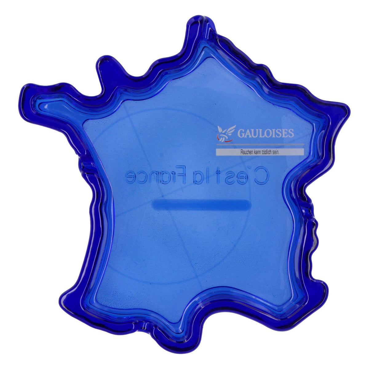 Gauloises Popielniczka do papierosów Ashtray Francja małe logo niebieski – Widok 2