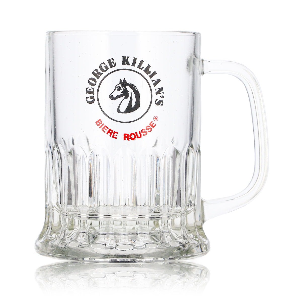 Kufel do piwa George Killian’s, 0,36 l, piwa Rousse, relief z logo konia – Widok 2