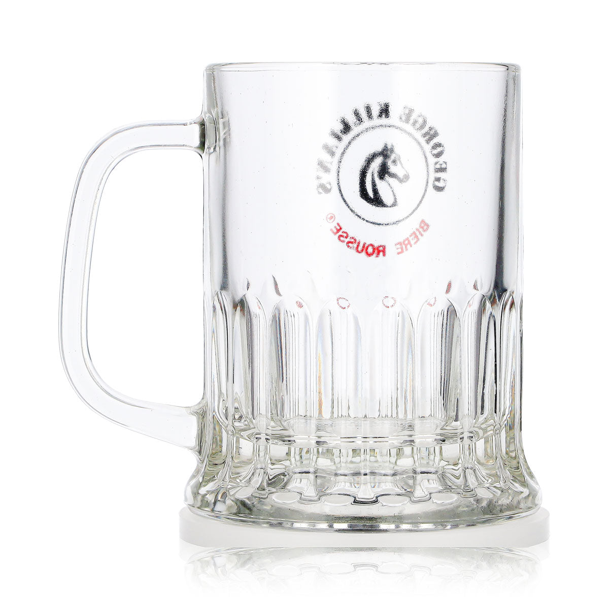 Kufel do piwa George Killian’s, 0,36 l, piwa Rousse, relief z logo konia – Widok 5