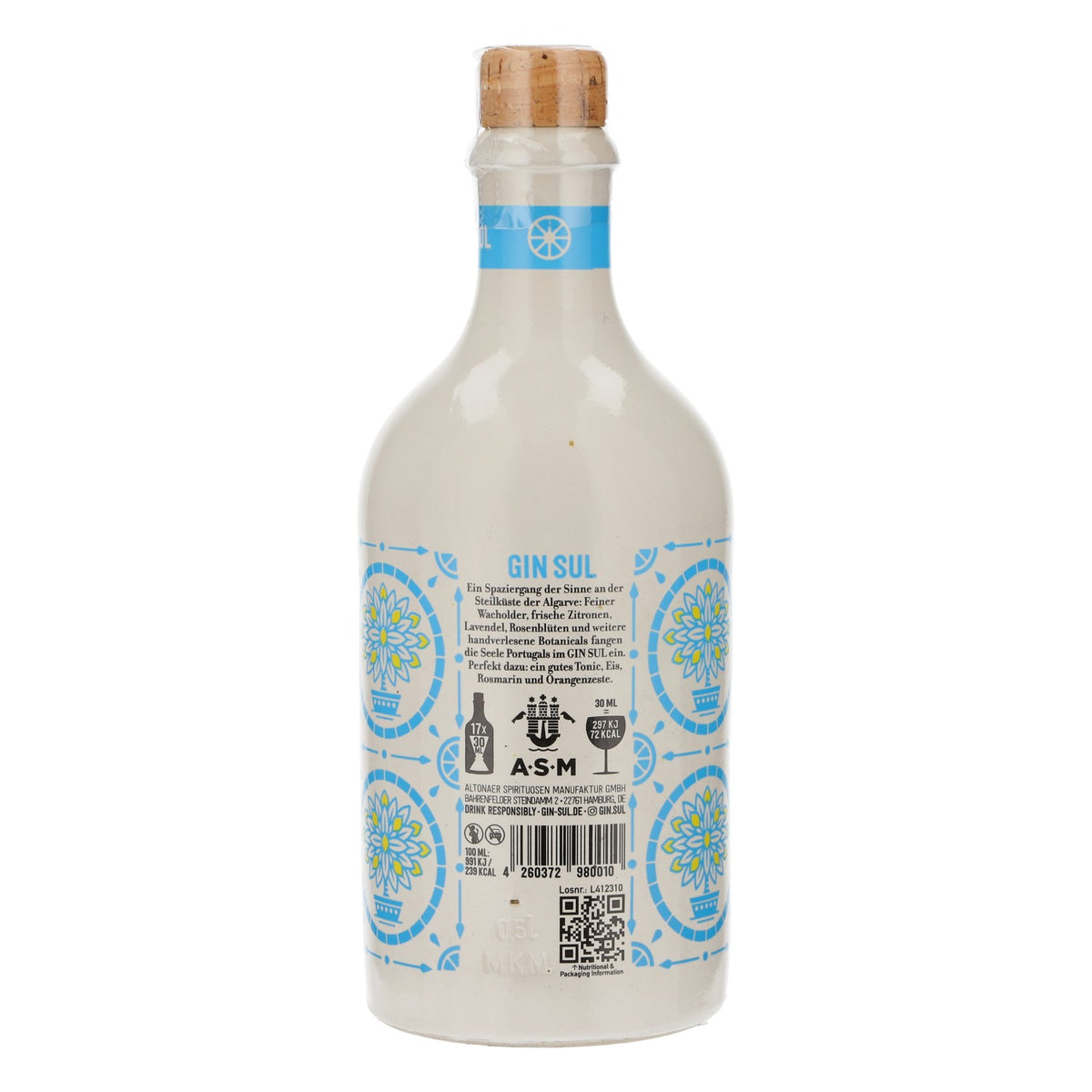 Gin Sul Dry Gin Hamburg Butelka 0,5 l 43% – Widok 3