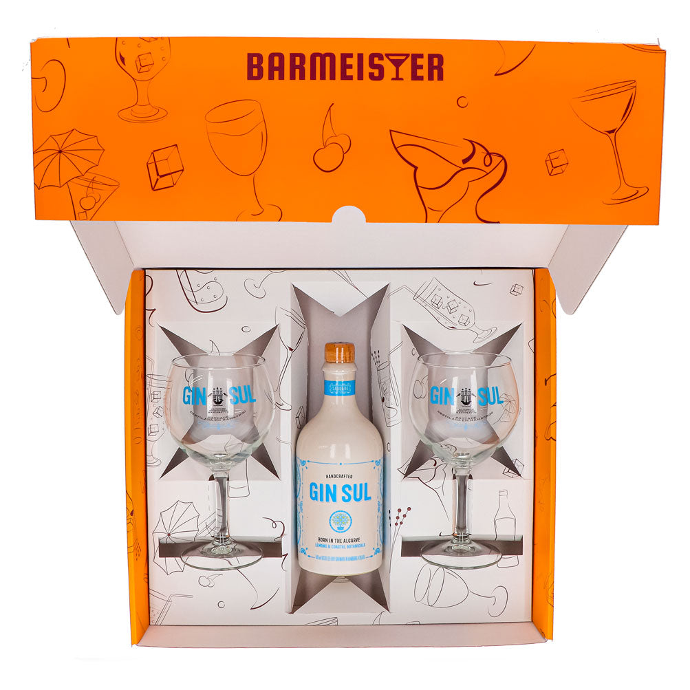 Zestaw upominkowy Gin Sul 0,5 l 43,5% + kieliszek balonowy I Orange – Widok 3