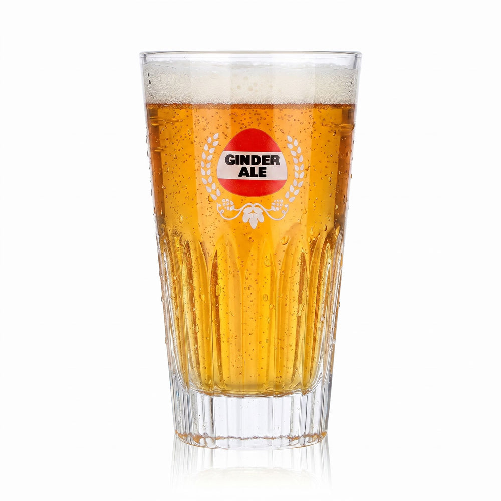 Szklanka do piwa Ginder Ale 0,37 l z reliefem