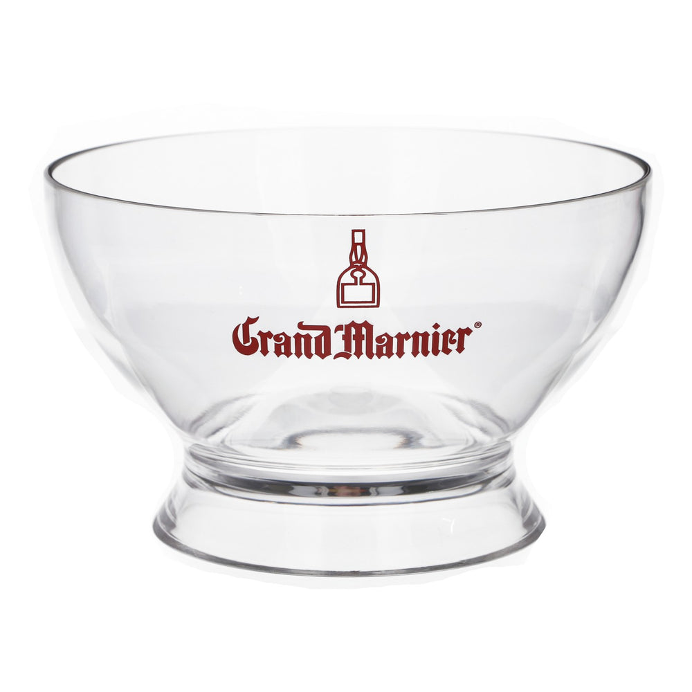 Grand Marnier – chłodziarka do likieru, chłodziarka do butelek, czerwone logo, miseczka, nowa, z tworzywa sztucznego