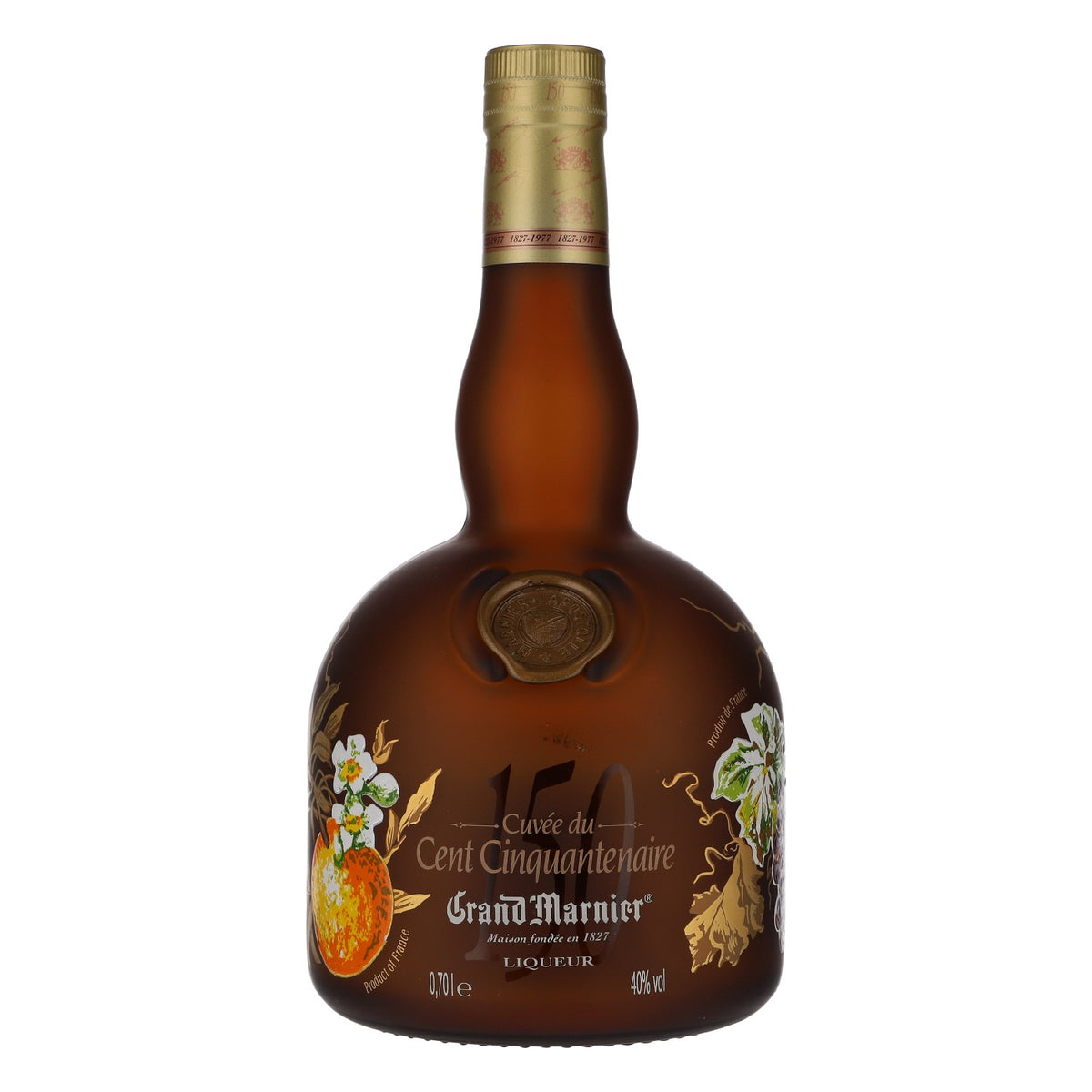 Likier Grand Marnier Butelka pokazowa Pusta butelka 150 lat z pudełkiem