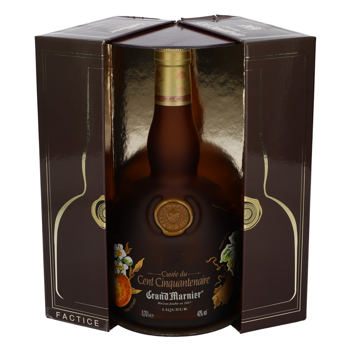Likier Grand Marnier Butelka pokazowa Pusta butelka 150 lat z pudełkiem – Widok 5