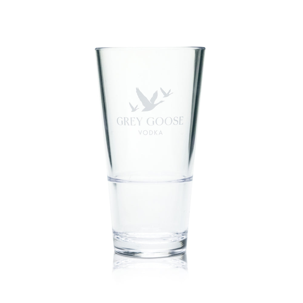 Grey Goose plastikowy szklany kubek 0,3l wielokrotnego użytku plastikowy kubek kalibrowany gastro bar