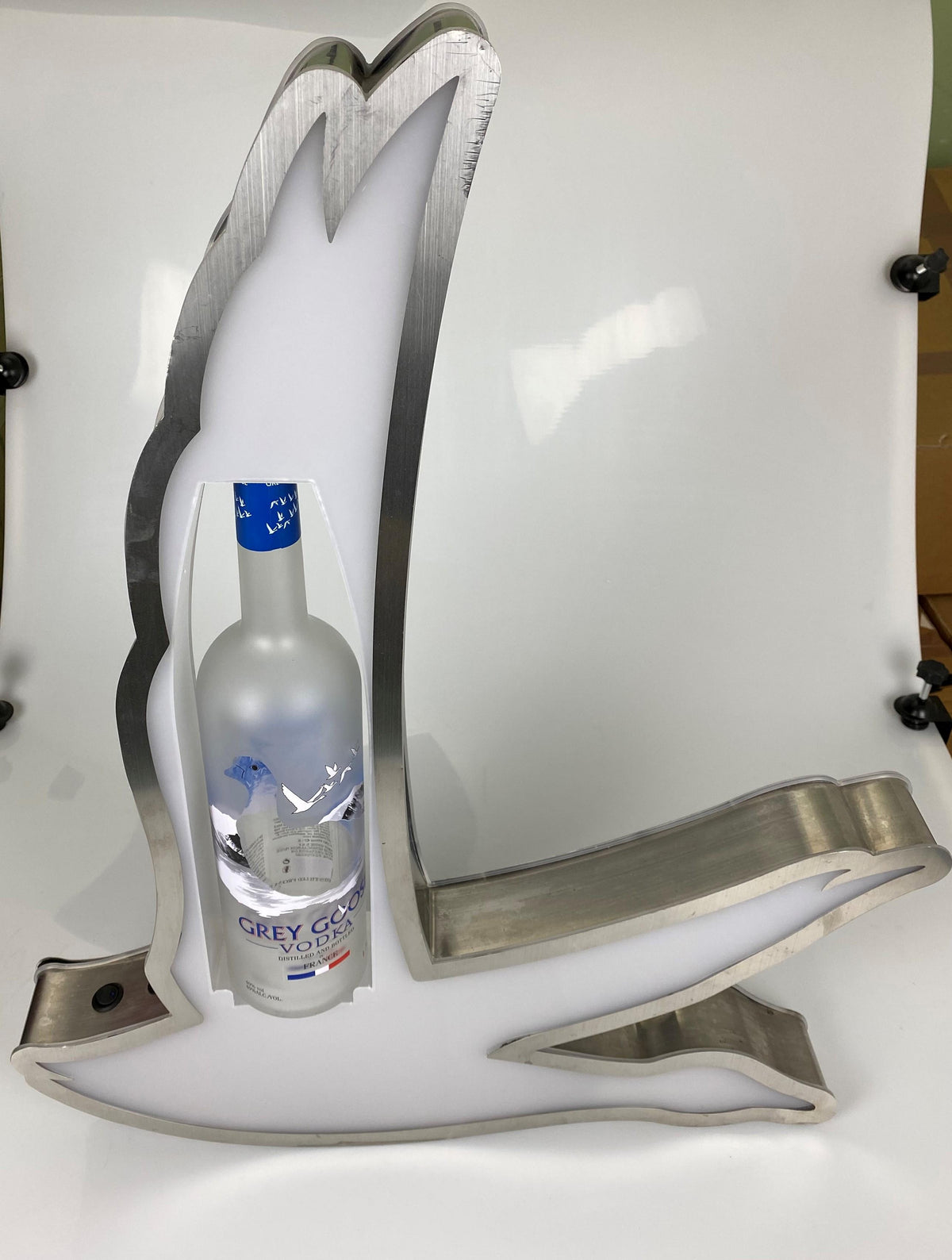 Grey Goose Vodka Glorifier Reklama świetlna LED Reklama świetlna Gans Butelki 1,5 l – Widok 3