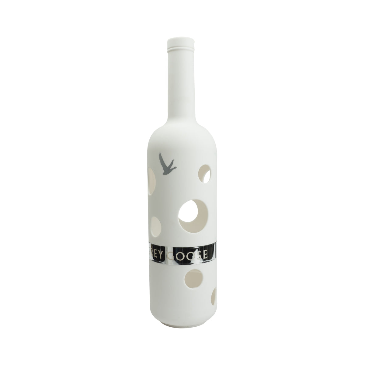 Grey Goose Vodka Glorifier Holes biały stojak na butelki 1l dekoracja baru – Widok 2