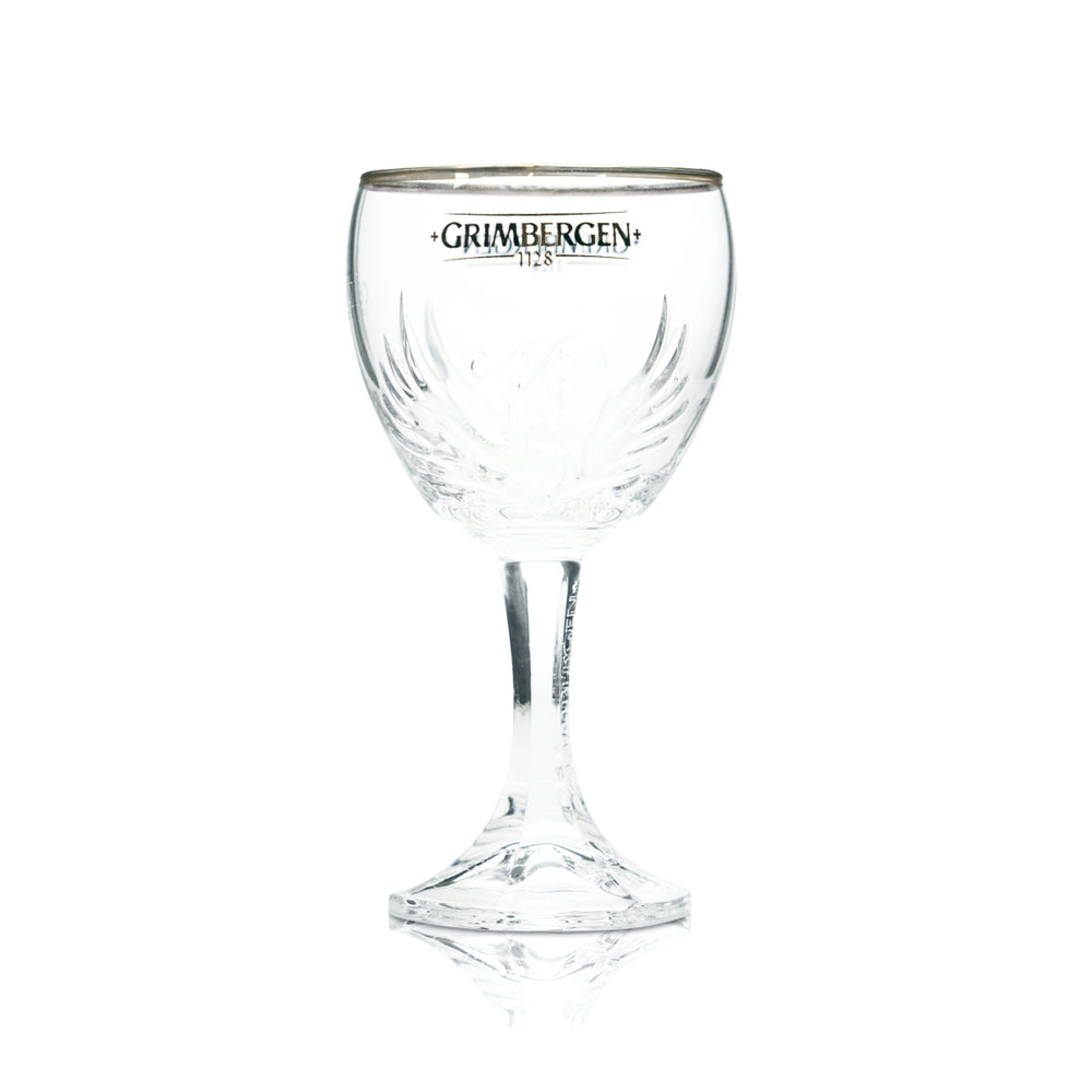 Szklanka do piwa Grimbergen 0,15l Goblet Tulip Relief Contour Phoenix Glasses Mini