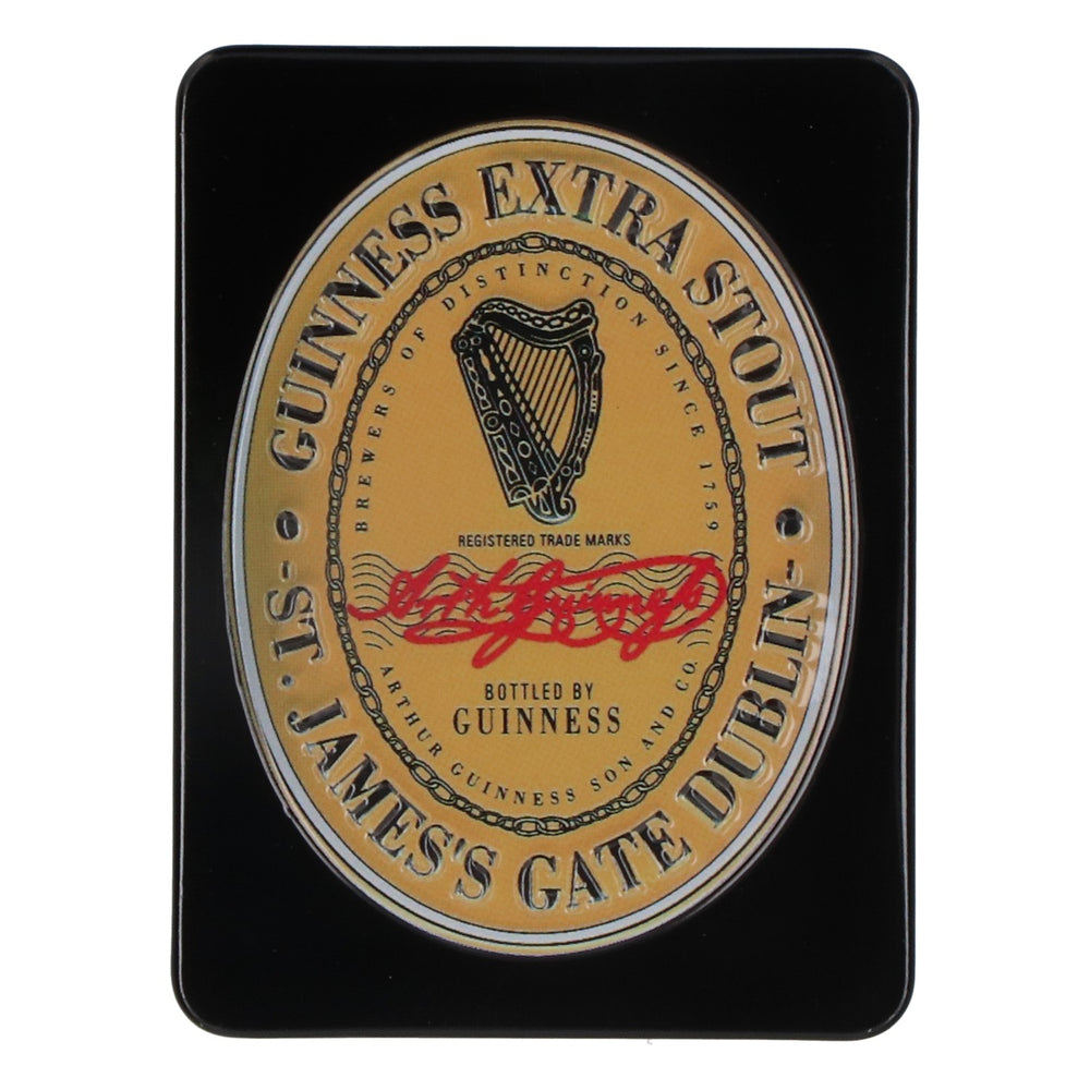 Magnes na lodówkę Guinness Magnes kuchenny 6x8 cm Magnes 3D „Guinness Extra Stout St. James Gate Dublin”