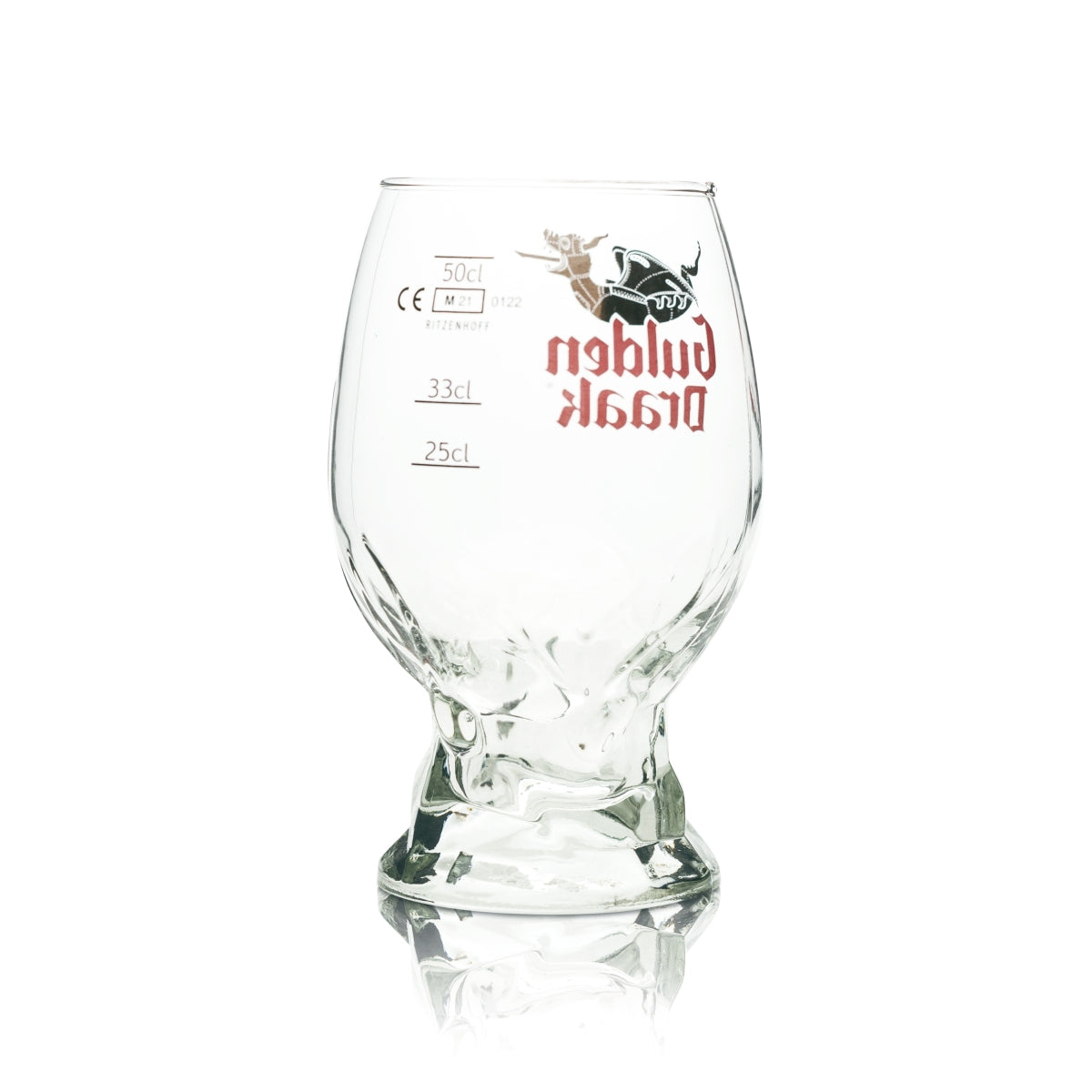 6x Szklanka do piwa Gulden Draak 0,5l Kieliszki do piwa Belgijskie szklanki do piwa Kufle Verre – Widok 3