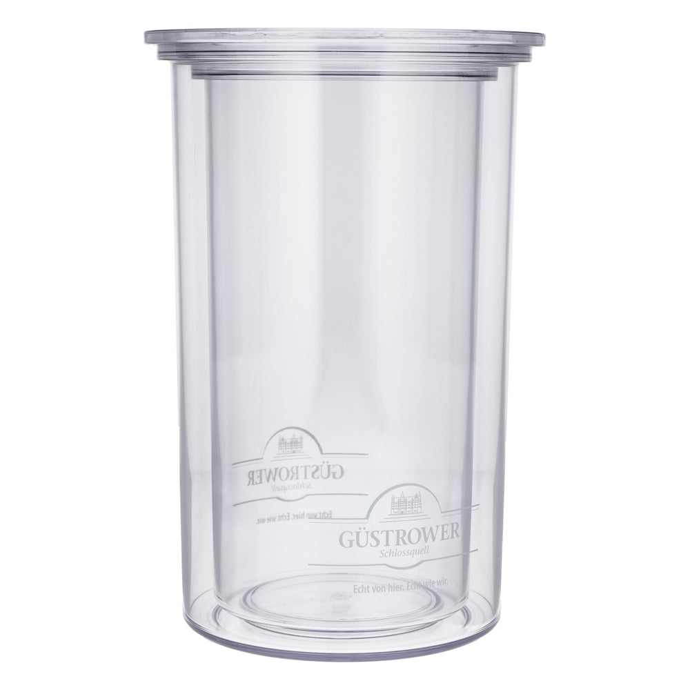 Güstrower Schlossquell  Dwustronna akrylowa  chłodziarka do butelek 0,7 l / 1,0 l