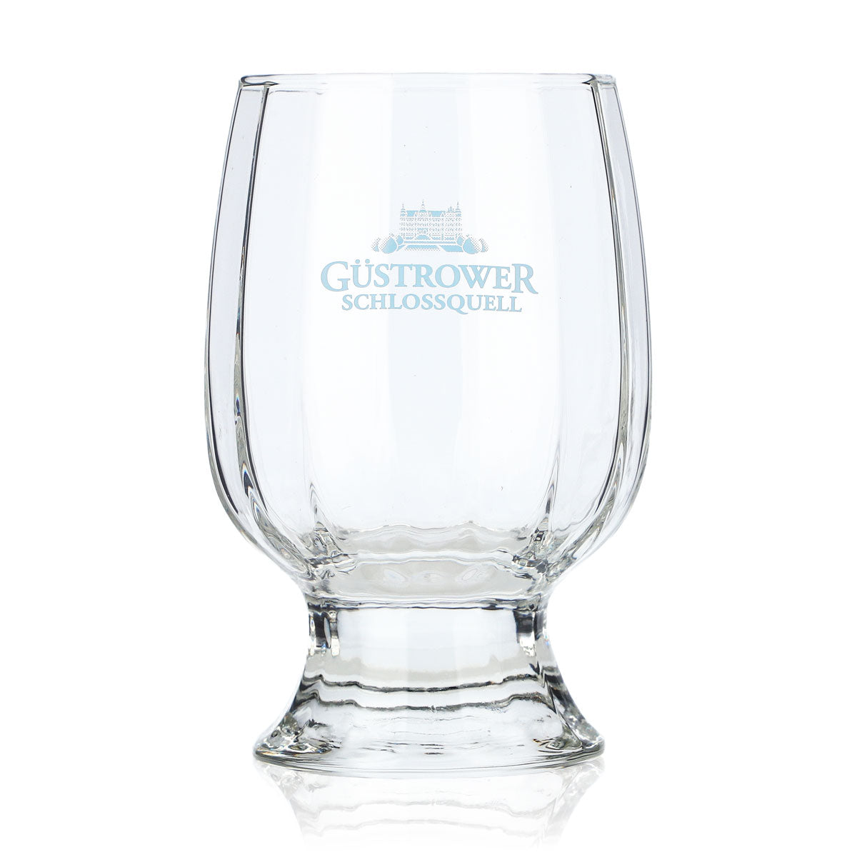 Güstrower Wasser Szklanki 0,2 l Tulipan Kubki Relief