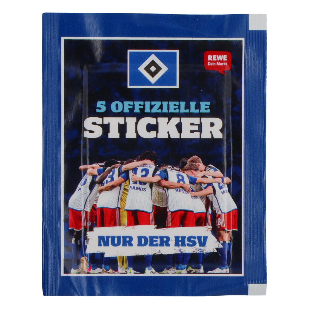 Hamburger SV Sticker Star 5 paczek naklejek REWE „Nur der HSV” 2024