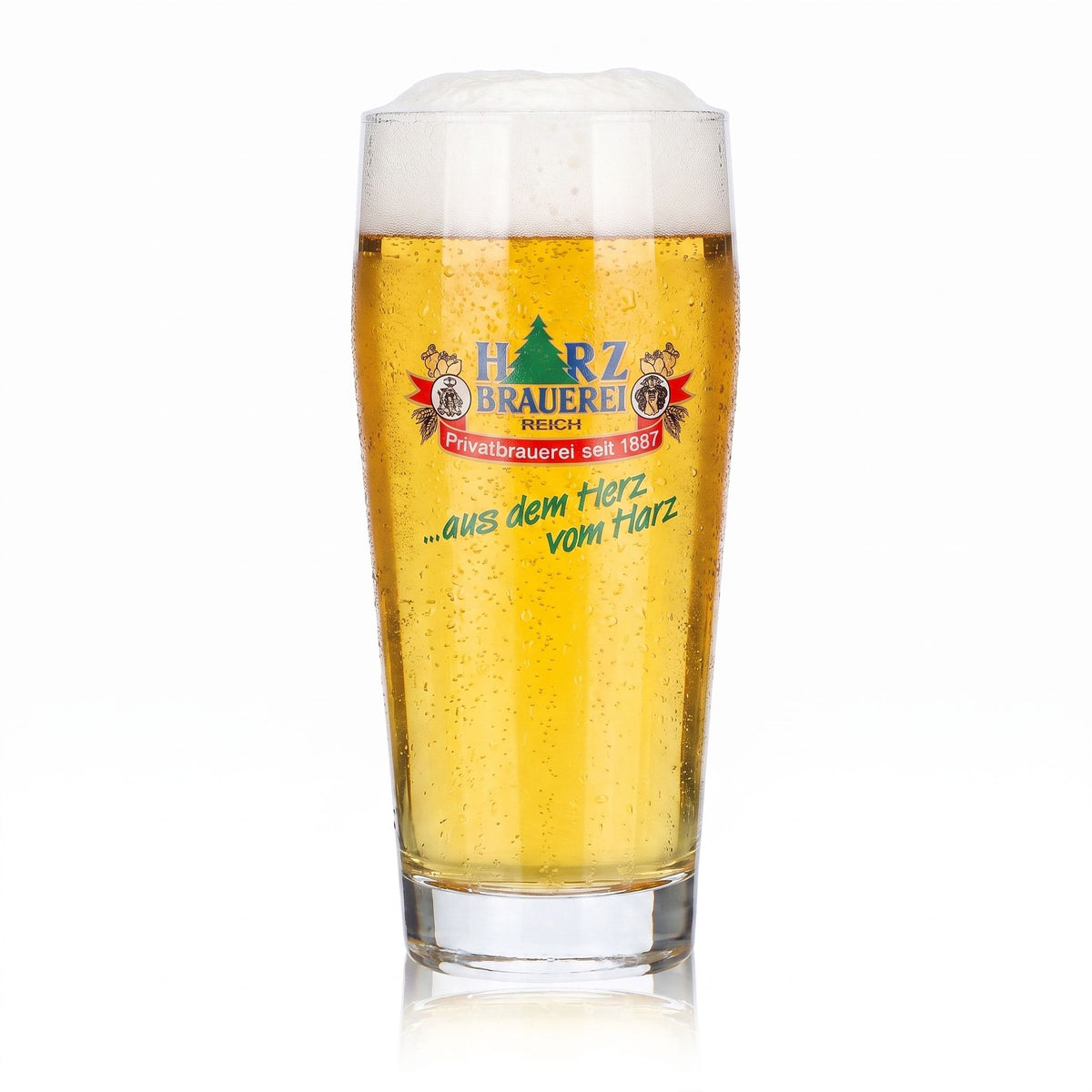 Szklanka do piwa „Reich” z browaru Harz, pojemność 0,4 l