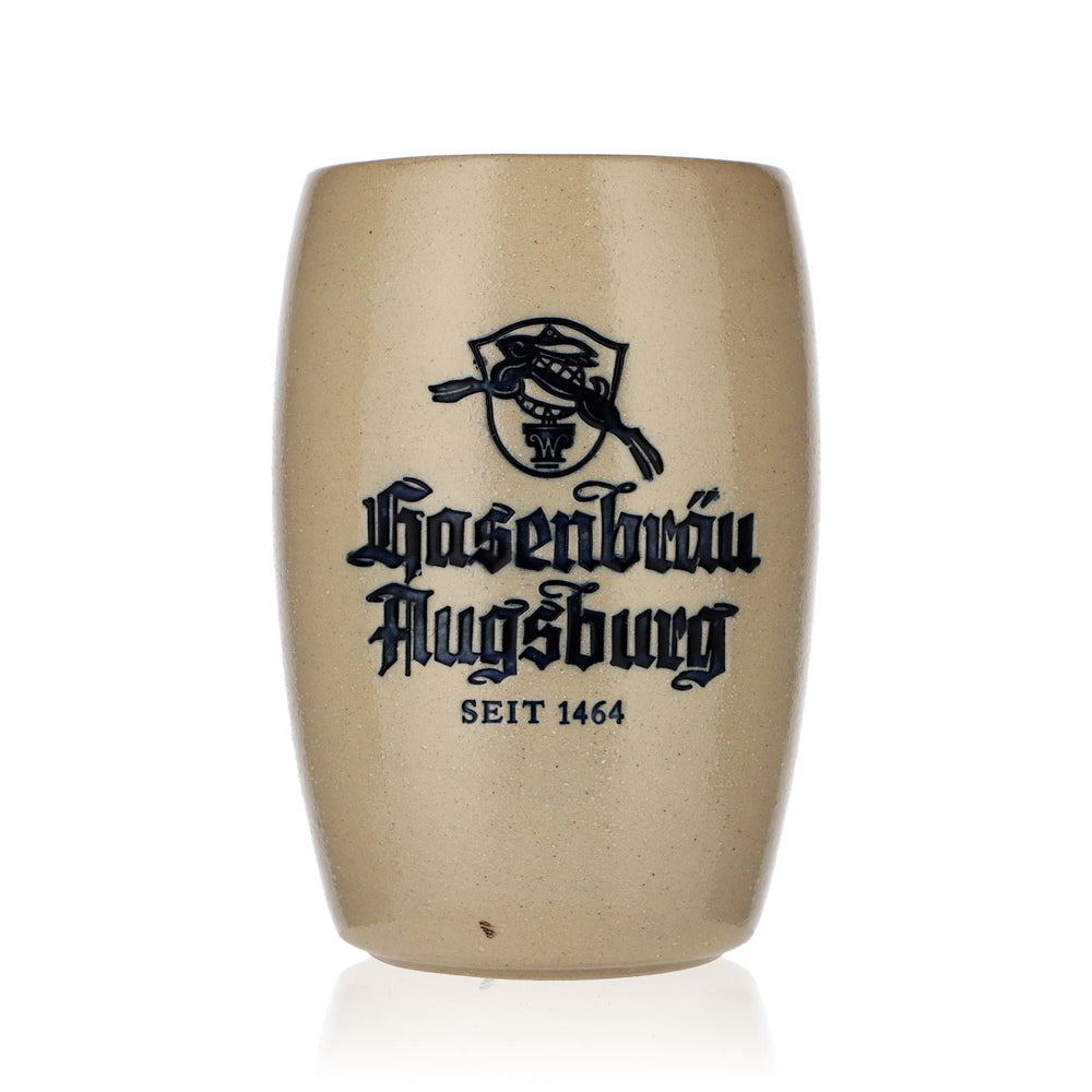 Hasenbräu Augsburg Kufel kolekcjonerski do piwa Szklanka do piwa 0,67 l Dzban gliniany