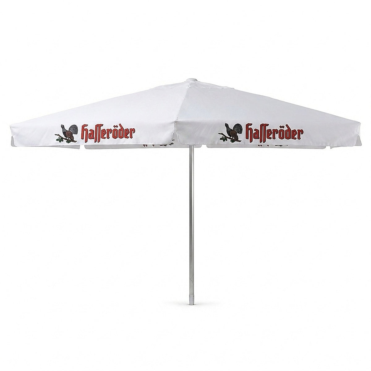 Parasol Hasseröder 4x4 m – do browarów, lokali gastronomicznych i ogródków piwnych