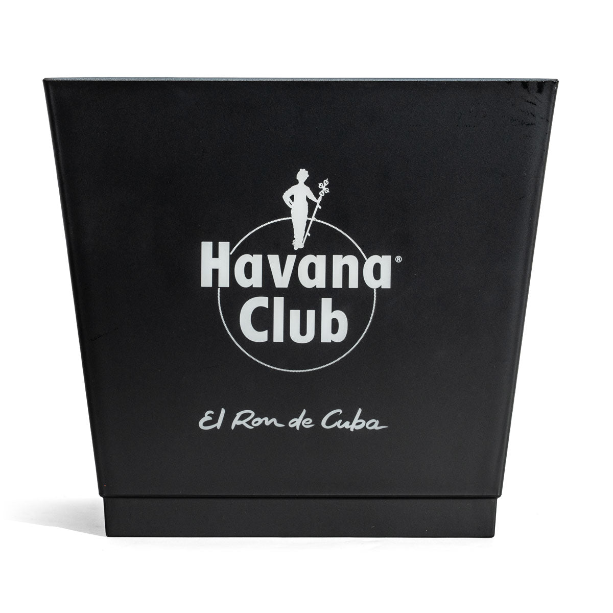 Havana Rum Chłodziarka LED Pojemnik na kostki lodu Akumulatorowa lodówka Icecube czarna 4-kątna – Widok 3