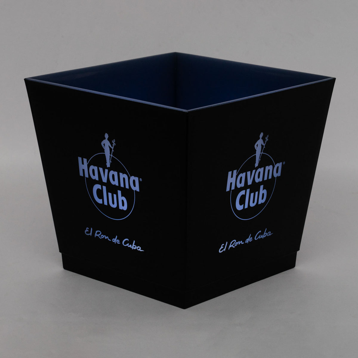Havana Rum Chłodziarka LED Pojemnik na kostki lodu Akumulatorowa lodówka Icecube czarna 4-kątna – Widok 6