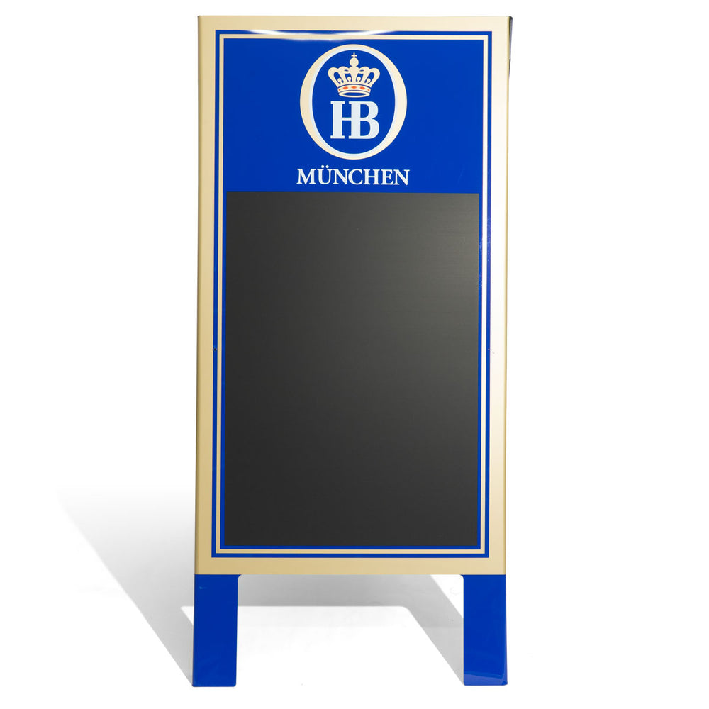 HB München Bier A-Frame Stojak reklamowy Tablica kredowa Reklama uliczna Tablica do pisania