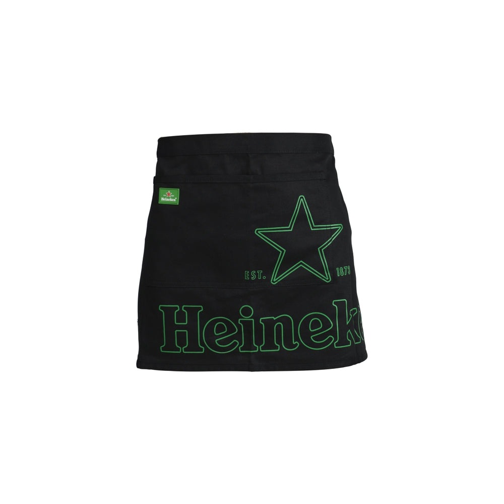 Heineken fartuch kelnerski krawat krótka torba obsługa gastro kelner bar kawiarnia