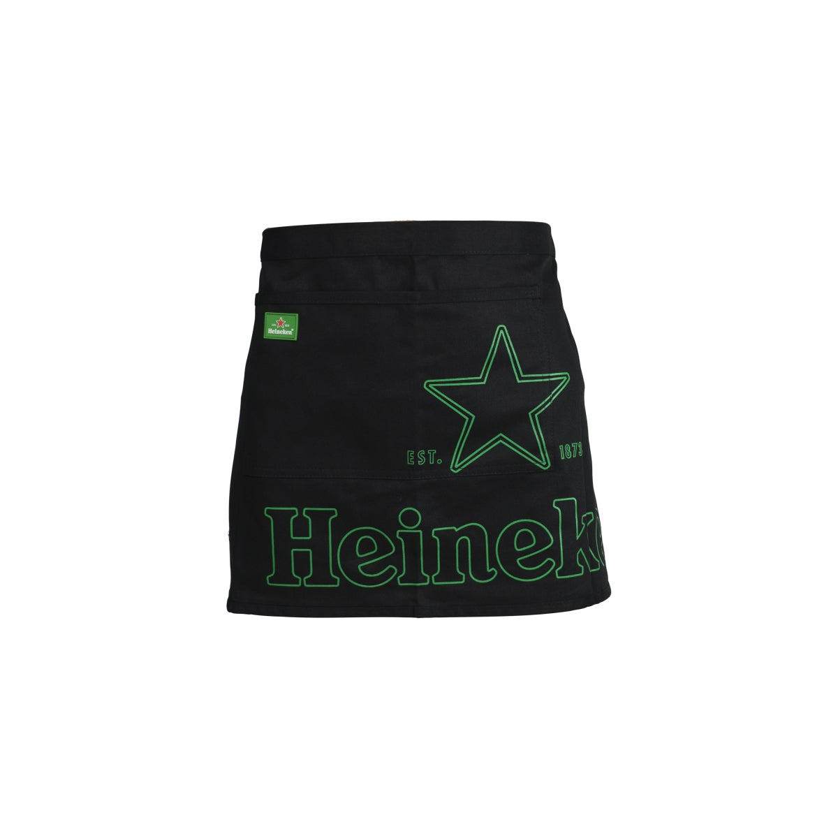 Heineken fartuch kelnerski krawat krótka torba obsługa gastro kelner bar kawiarnia