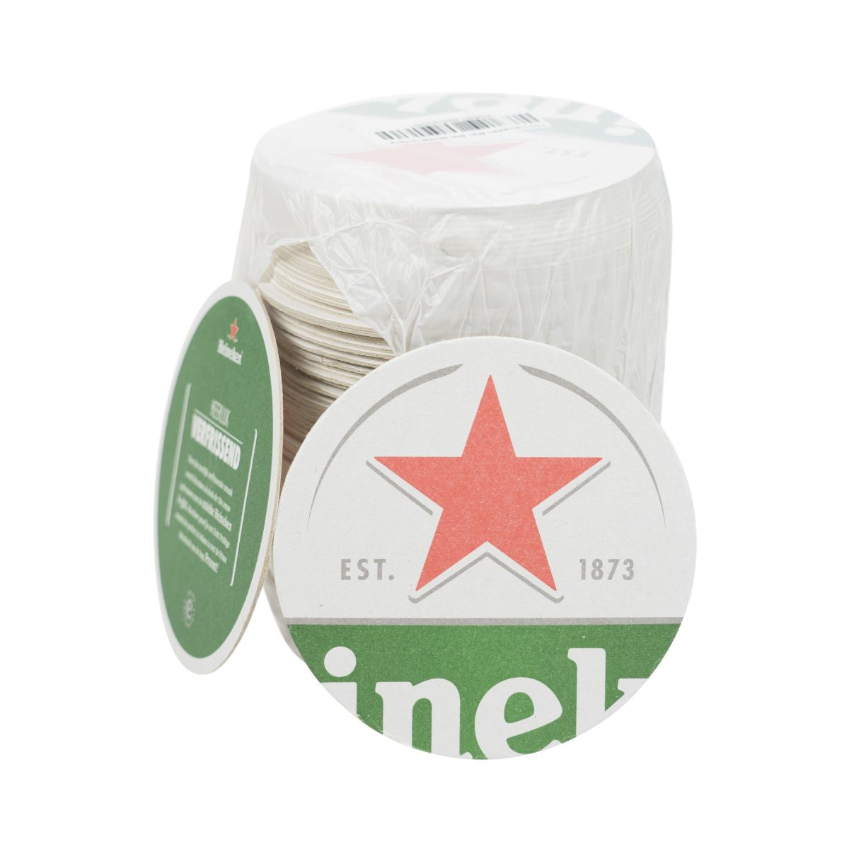 Zestaw piwny Heineken Bundle Set I zawierający 6 szklanek do piwa o pojemności 0,25 l, 100 podkładek pod piwo i otwieracz do butelek. – Widok 4