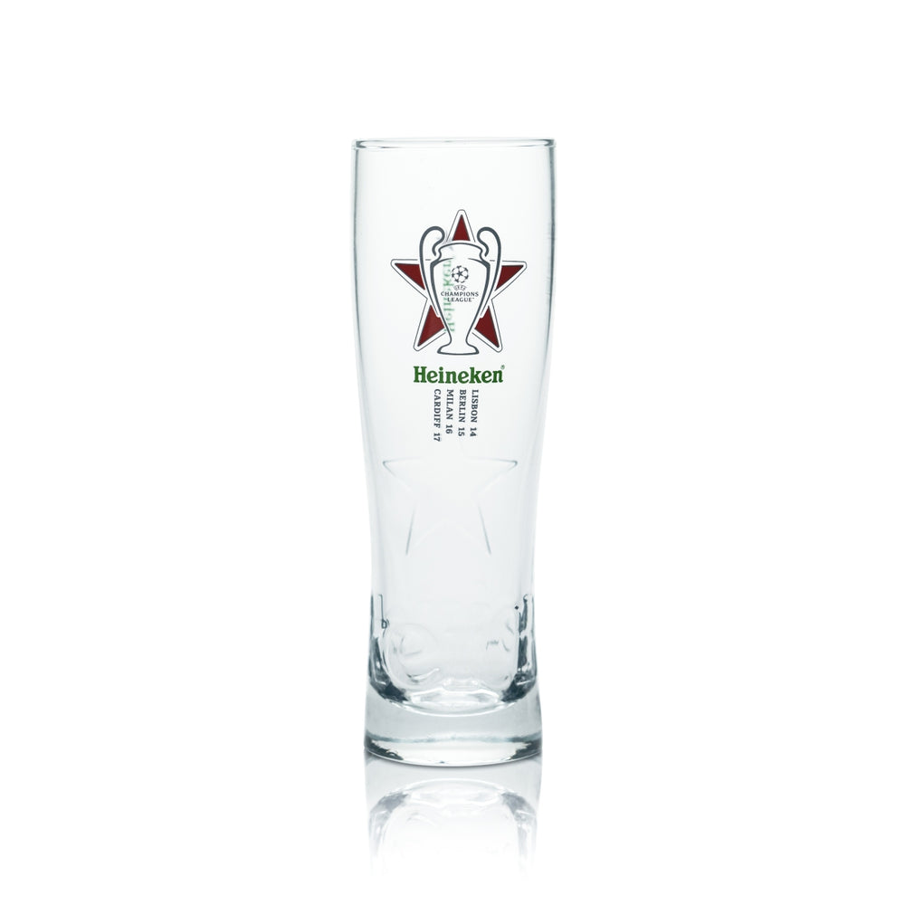 Heineken Cup Glass 0,25l Contour Glasses Champions League Edycja kolekcjonerska piwa